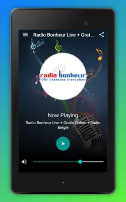 Radio Bonheur Belgique android App screenshot 0